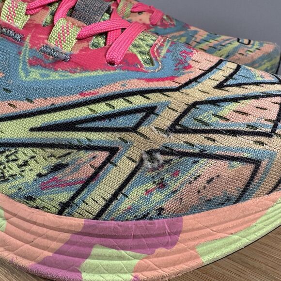 ASICS NOOSA TRI 15 Running Shoes Women's Size 9 FlyteFoam Bold Colorful Pink - Picture 2 of 9